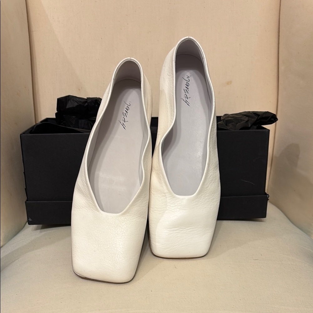 MARSELL Elegant White Women's Shoes SZ 36